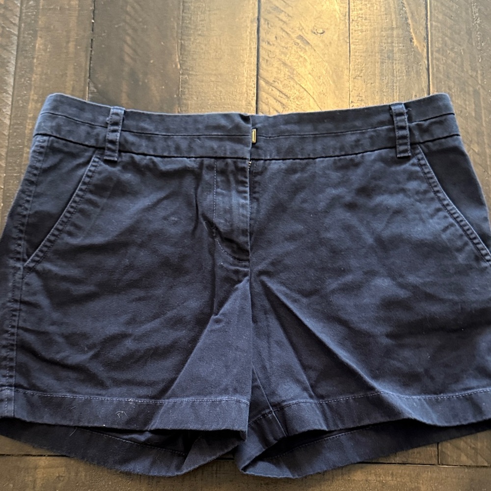 J. Crew Dark Blue Women's Bermudas